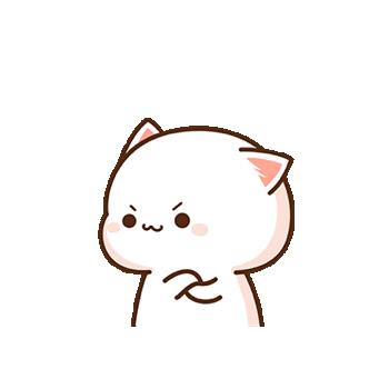 Angry cat sticker